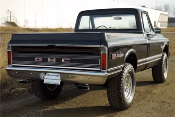 GMC SIERRA GRANDE 4X4 PICKUP, 1971