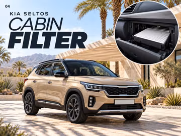 Kia Seltos cabin air filter replacement