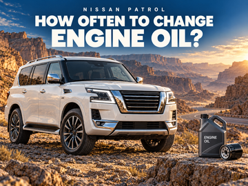 How often to change the engine oil in a Nissan Patrol