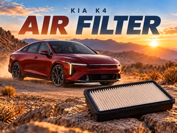 When to replace the Kia K4 engine air filter