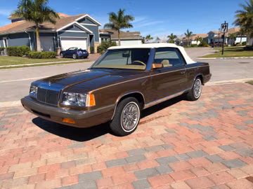 Chrysler Lebaron Convertible, 1986