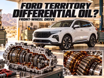 When should you change the differential oil in a Ford Territory?