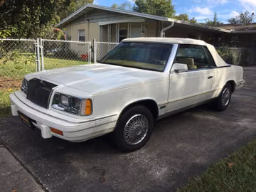 Chrysler LeBaron Convertible, 1986