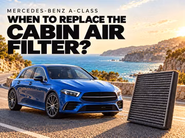 Как часто менять салонный фильтр Mercedes-Benz A-Class