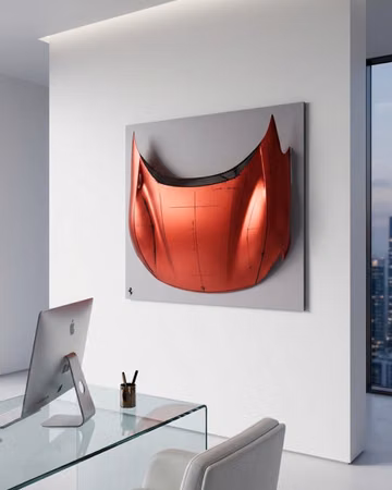 Ferrari Turns Car Parts Into Art