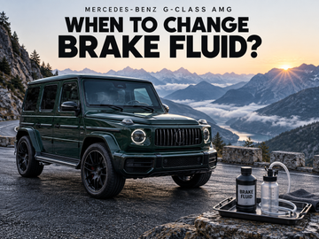 Mercedes-Benz G-Class AMG brake fluid replacement