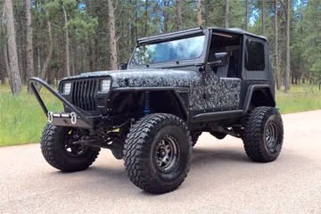 JEEP WRANGLER CUSTOM SUV, 1988
