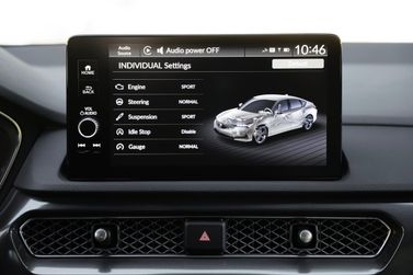 Acura Integra رابعاً، هاتشباك 5 أبواب — شاشة نظام المعلومات والترفيه