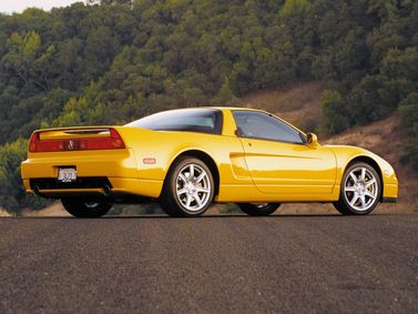 Acura NSX I Рестайлинг, Купе — вид сзади справа
