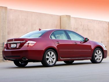 Acura RL II Рестайлинг, Седан — вид сзади справа
