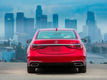 Acura RLX I Рестайлинг, Седан — вид сзади