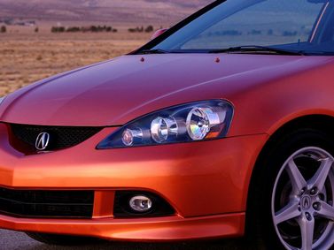 Acura RSX I Рестайлинг, Купе — передняя часть автомобиля крупным планом