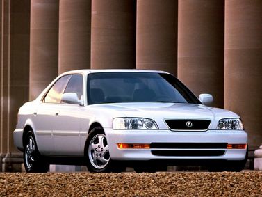 Acura TL I، سيدان — منظر أمامي أيسر