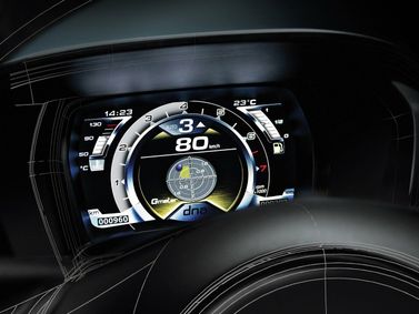 Alfa Romeo 4C، كوبيه — لوحة العدادات