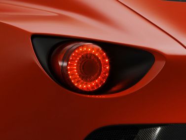 Aston Martin V12 Zagato، كوبيه — المصباح الخلفي