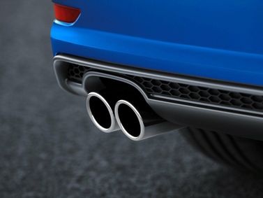 Audi A3 III (8 فولت)، قابلة للتحويل — الجزء الخلفي من السيارة عن قرب