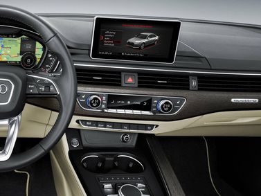 Audi A4 V (B9)، سيدان — لوحة القيادة