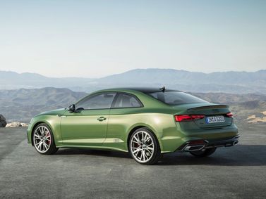 Audi A5 II (F5) Рестайлинг, Купе — вид сзади слева