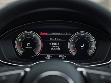 Audi A5 II (F5) Рестайлинг, Купе — панель приборов