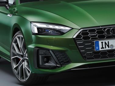 Audi A5 II (F5) Рестайлинг, Купе — передняя часть автомобиля крупным планом