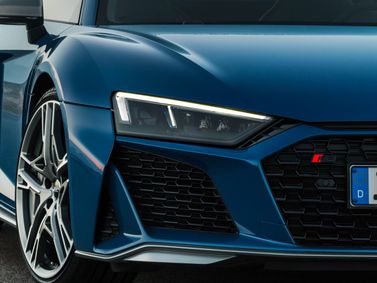 Audi R8 II (4S) Рестайлинг, Купе — передняя часть автомобиля крупным планом