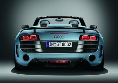 Audi R8 I (Typ 42), Кабриолет GT Spyder — вид сзади