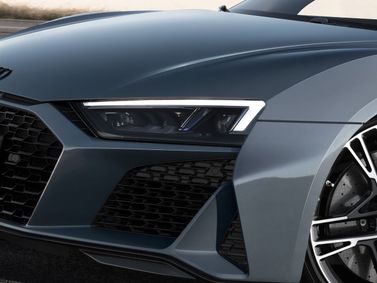 Audi R8 فيس ليفت II (4S) II (4S)، رودستر — الجزء الأمامي من السيارة عن قرب