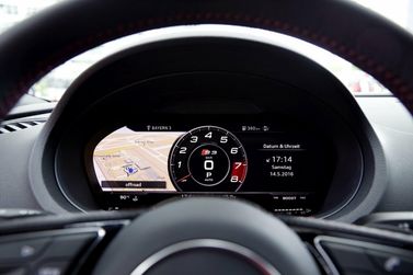 Audi S3 فيس ليفت III (8 فولت)، هاتشباك 5 أبواب Sportback — لوحة العدادات