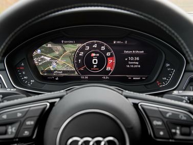 Audi S5 II (F5), Купе — панель приборов