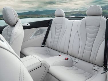 BMW 8 Series II (خ14/ج15/ج16)، قابلة للتحويل — المقاعد الخلفية
