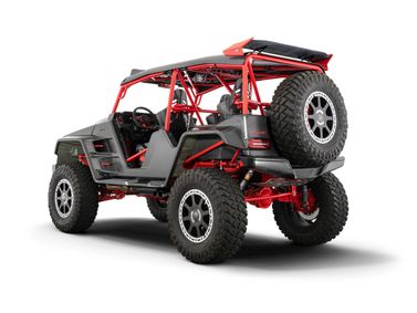 Brabus Crawler, Внедорожник Открытый — вид сзади в три четверти