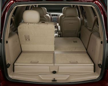 Buick Terraza, Минивэн — багажное отделение