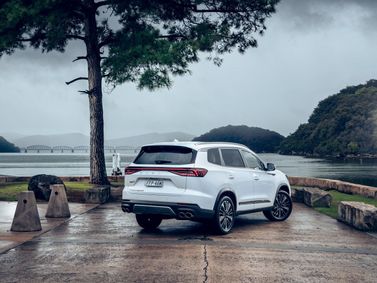 Chery Tiggo 8 Pro Max I Рестайлинг, Внедорожник 5 дв. — вид сзади в три четверти