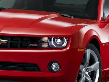 Chevrolet Camaro V, Купе — передняя часть автомобиля крупным планом