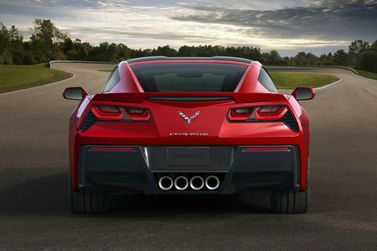 Chevrolet Corvette C7، كوبيه — منظر خلفي
