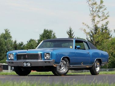 Chevrolet Monte Carlo I، كوبيه — منظر أمامي أيمن