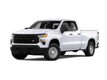 Chevrolet Silverado عملية فيس ليفت IV (T1XX)، بيك أب بكابينة مزدوجة Double — منظر أمامي بزاوية ثلاثة أرباع