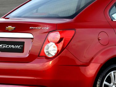 Chevrolet Sonic I، سيدان — الجزء الخلفي من السيارة عن قرب