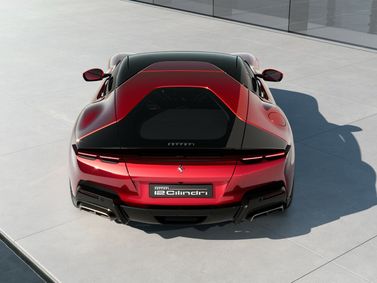 Ferrari 12Cilindri, Купе — вид сзади