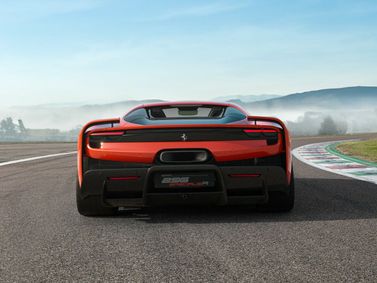 Ferrari 296, Родстер Speciale A — вид сзади