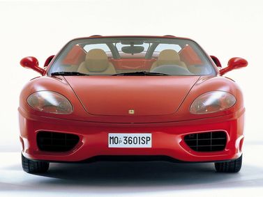 Ferrari 360, Спидстер Spider — вид спереди