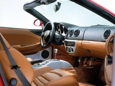 Ferrari 360, Спидстер Spider — место водителя