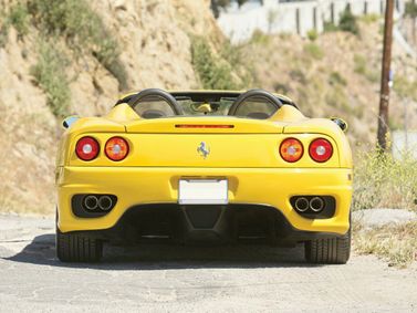 Ferrari 360, Спидстер Spider — вид сзади