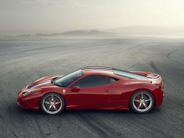 Ferrari 458, Купе Speciale — вид слева