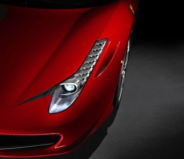 Ferrari 458, Родстер — передняя фара