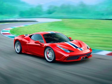 Ferrari 458, Купе Speciale — вид спереди справа