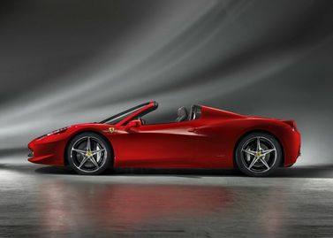 Ferrari 458, Родстер — вид справа
