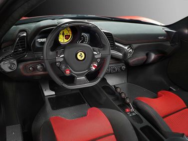 Ferrari 458, Купе Speciale — передняя панель