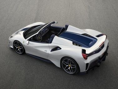 Ferrari 488, Родстер Pista Spider — вид сзади в три четверти