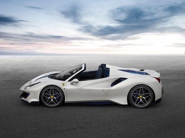 Ferrari 488, Родстер Pista Spider — вид слева